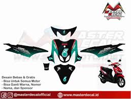 Striping thailand yamaha vega zr r motif x 1 striping motor variasi dan original. Mio Sporty Petronas Master Decal