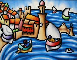 Barry Blend Collioure Peinture Canigou Barque