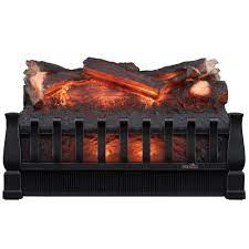 Electric logs are the more cost efficient, more safe, and more green. Duraflame 20 In Electric Fireplace Log Set Heater With Realistic Ember Bed In Antique Bronze Dfi021aru The Home Depot Electric Fireplace Logs Electric Fireplace Electric Log Set