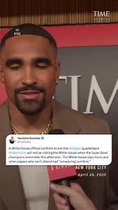 Jalen Hurts will not be in attendance at the White House