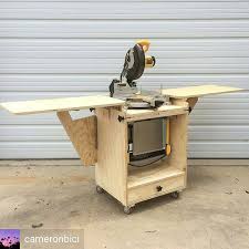 Like My Mobile Miter Saw Station But Also Dig My Flip Top Tool Stand Cameronbici Figured Why Pick One When Yo Miter Saw Mitre Saw Station Diy Miter Saw Stand