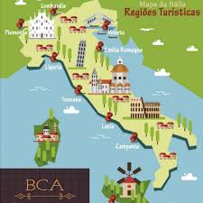 Piemonte maps this page provides a complete overview of piemonte, italy region maps. Mapa Da Italia Conheca 9 Regioes Bella Ciao Assessoria Facebook