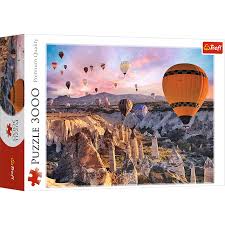 3000 pieces 32 x 45 imported Trefl Balloons Cappadocia Turkey Puzzle 3000 Pcs Shop Online Jigsaw Puzzles Puzzles Board Games Toys At Best Prices In Egypt Kassem Store