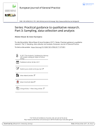 3 amalan yang tetap memberikan manfaat walaupun selepas mati. Pdf Series Practical Guidance To Qualitative Research Part 3 Sampling Data Collection And Analysis