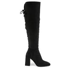MIGATO Μαύρη σουέντ μπότα πάνω από το γόνατο ES4716-L14 < Γυναικείες Μπότες  - Γυναικεία Παπούτσια | MIGATO