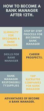 The degree can be obtained in any of the streams of specialization. How To Become A Bank Manager After 12th Step By Step Jobopening