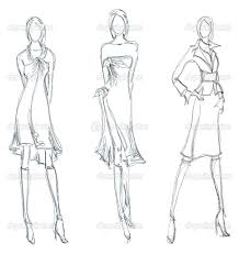 Sketch Fashion Girl Hand Drawn Fashion Model Model Sketch Fashion Model Sketch Fashion Model Drawing