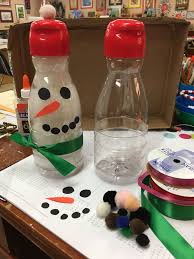 Snowman Recycled Creamer Bottle This Is Great For The Young Artist Coffee Creamer Bottle Crafts Creamer Bottles Bottle Crafts