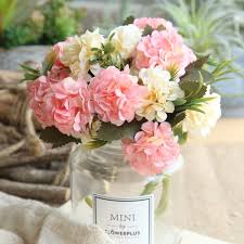 Traditionally made from silk, faux flowers have been used for artistic expression and decoration. Buy Kirifly Artificial Flowers Fake Silk Mini Hydrangea Bulk Peony Flowers Wedding Decoration Bouquet Decor Plastic Flower Arrangements Table Centerpieces 3 Packs Cream Pink Online In Taiwan B07rb72s7l