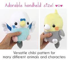 Plush Sewing Pattern Pdf Bird Plushie Cockatiel Budgie Stuffed Etsy Sewing Stuffed Animals Animal Sewing Patterns Stuffed Animal Patterns