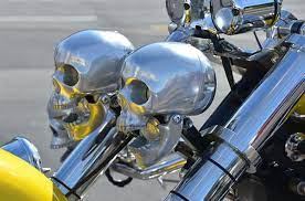 Picture For Category Skull Headlights Custom Bike Helmets Custom Motorcycle Parts Motorcycle Parts And Accessories