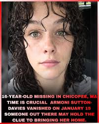 💔 PLEASE HELP — 16-YEAR-OLD MISSING 💔 Armoni Sutton-Davies, just 16 years  old, has been missing from Chicopee, Massachusetts since January 15, 2026.  Her family is desperate for answers, living with fear