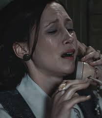 Lorraine Warren and Vera Farmiga in The Conjuring Edit