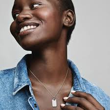 Engravable Rectangle Tag Pendant