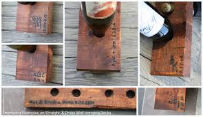 As wood is the customary 5 year anniversary gift, this list contains some unusual and stunning wooden items which stick to tradition while adding a beautiful modern twist. Wood Wine Rack Stand Or Wall Hanging Unique Wedding Gift 5th Anniversary Gifts Personalized Gift Ideas Valentine S Day Gift Rusticcraft Designs