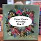 Whimsical Winter Wreath painting workshop event image