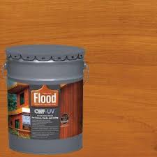 Flood 5 Gal Cedar Tone Cwf Uv Exterior Wood Finish Fld520 05 The Home Depot
