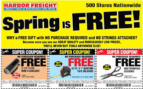 Harbor Freight Free Flashlight Measuring Tape And Scissors No Purchase Required Harbor Freight Coupon Free Printable Coupons Coupons