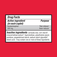 Tylenol is a pain reliever and a fever reducer medicine that contains an active ingredient called acetaminophen (paracetamol). Equate Extra Strength Acetaminophen Caplets 500 Mg 250 Ct 2 Pk Walmart Com Walmart Com