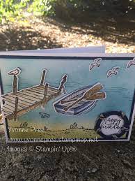 Stampin Up S By The Dock Bundle Boat Card Stampin Up Cards Handmade Cards Stampin Up