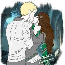 Do you like this video? Download Drastoria Kiss During Night By Orquideamelinda Astoria Greengrass And Draco Malfoy Fan Art Png Image With No Background Pngkey Com