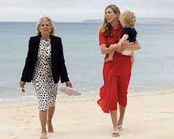 It's a thrill to be here. Boris Johnson S Wife Carrie And Their Son Wilfred Spotted With Us First Lady World News Wionews Com