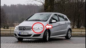 Mercedes B Class W245 Left Side Headlight Headlamp Removal And Bulb Replacement Lampenwechsel Youtube