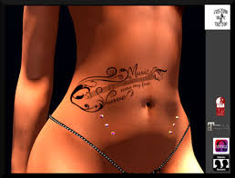 Details features contents reviews (0) details. Second Life Marketplace O18 Music Was My First Love Custom M C Tattoo