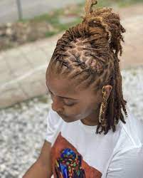 Pin By Askdogood Com On Hair In 2021 Short Locs Hairstyles Hair Styles Short Dreadlocks Styles