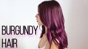 Burgundy is one of the trendiest hair colors of the year. How To Dark Burgundy Hair Dye At Home Youtube