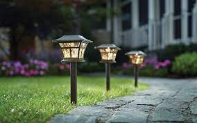Create the illusion of a larger yard, and making your yard look bigger than it really is can be fairly simple by manipulating the curves of your walkway. Landscape Lighting Ideas For Your Front And Backyard The Home Depot