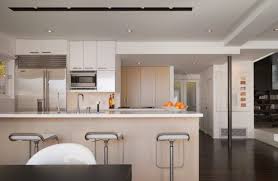 contemporary track lighting kitchen