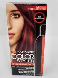 The red hair colour molecule is larger and heavier than any other hair colour molecule, therefore it has difficulty penetrating the hair shaft. Lot Of 2 Garnier Color Styler Intense Wash Out Colour Red Temptation 50ml New Ebay