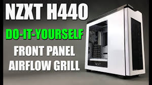 Sure, you could take the maximum power approach of shoving as many fans as generally, you want the case fans in front of the case drawing in air while the fans at the rear blow air out. Nzxt H440 Front Panel Bezel Air Flow Grill Mod Youtube