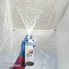 Patch A Water Stained Ceiling Or Textured Ceiling Melhorias Domesticas Organizacao Da Garagem Teto
