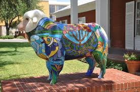 Johnson S Funeral Home Sheep Lion Sculpture Statue Sheep