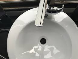 Drain the vinegar water from the sink. Hd Wallpaper White Ceramic Sink With Stainless Steel Faucet Bathroom Clean Wallpaper Flare