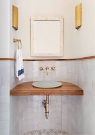 Wainscoting in a bathroom is both functional and decorative. Contemporary Bathroom Tile Wainscoting Centsational Style