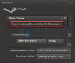 It could be possible that this is a bug from only one minecraft server, as i've seen this problem multiple times with these sorts of protocol hacks. Solved Steam Is Having Trouble Connecting To The Steam Servers Driver Easy