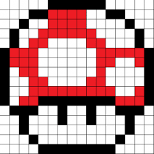 Huh, when you google image mario mushroom it comes up as this. Minecraft Pixel Art Templates Mario Mushroom Mario Perler Beads Mario Perler Bead Patterns Perler Bead Art