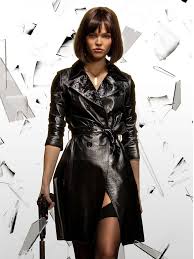 As a child, she had no interest in pursuing a modeling career, preferring to spend her time writing and dancing. Sasha Luss Movie Anna Leather Coat Hjacket