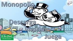 Antes de comenzar se coloca el tablero sobre la mesa. Descarga Monopoly Monopolio Para Descargar E Imprimir Juegos De Mesa Vale La Pena Youtube