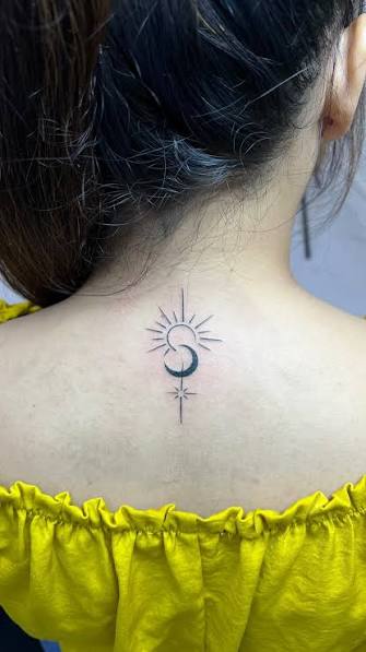 ., ., #tattoo #tattoos #art #artist #sun #moon #love #instagram #reels