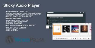 Sticky Audio Player For Wordpress Stylelib Audio Player Google Drive Storage Playlist Creator