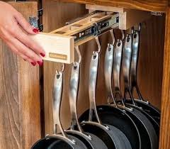 Kitchen Storage Diy Pull Out Cabinet Organizer For Pots And Pans Kitchen Cabinet Organization Smart Kitchen Cabinet Organization