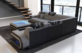 Modern Sectional Fabric Sofa San Antonio L Shape With Led In 2020 Modern Sectional Corner Sofa Design Living Room Sofa Design