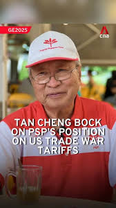 Progress Singapore Party (PSP) chairman Dr Tan Cheng Bock touched