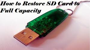 If you don't have a reader built in to your pc, you'll need to buy one. How To Restore And Reclaim Full Capacity On Sd Card Without Losing Files