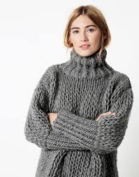 Urban renewal remade from vintage dark patterned knitted jumper. Sweater Weather 12 Best Chunky Knit Sweater Patterns Flax Twine