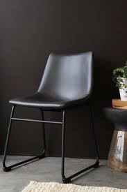 Parker Faux Leather Dining Chair Charcoal Grey Grey Leather Dining Chair Faux Leather Dining Chairs Dining Chairs